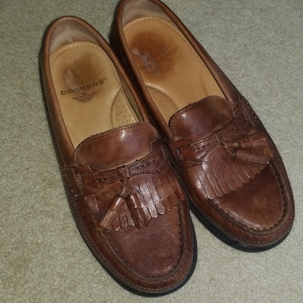 Dockers brown loafers